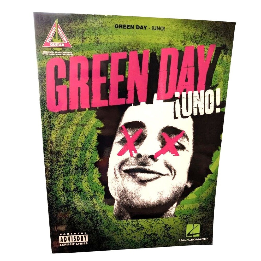 Green Day Uno Sheet Music Guitar Tab Tablature Songbook Recorded Versions Hal